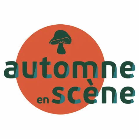 vignette automne en scène fond blanc
