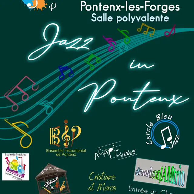 Affiche Jazz in Pontenx 2024  - 1