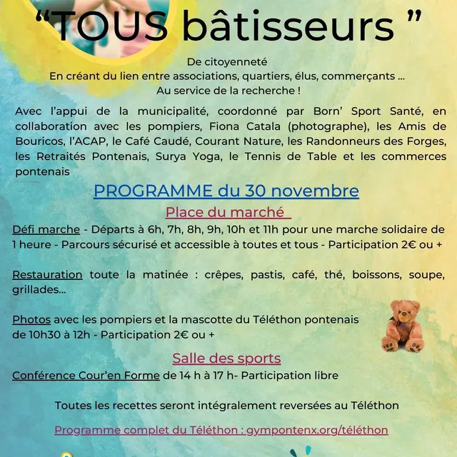 Téléthon : Tous bâtisseurs