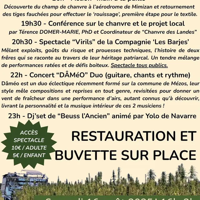 Affiche journée chanvre V1