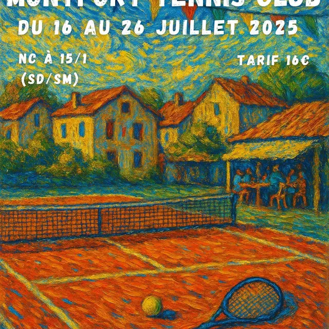 Affiche tournoi Montfort