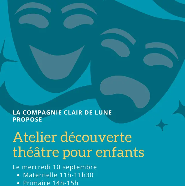 Atelier découverte théâtre enfant