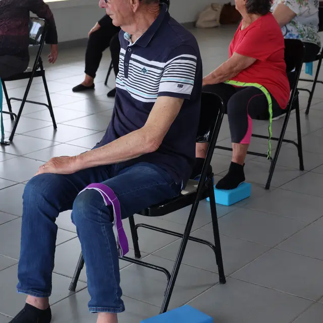 Gym sur chaise