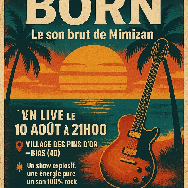 Born pins d'or