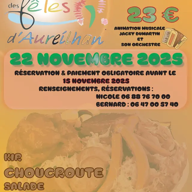 Repas Choucroute et Bal