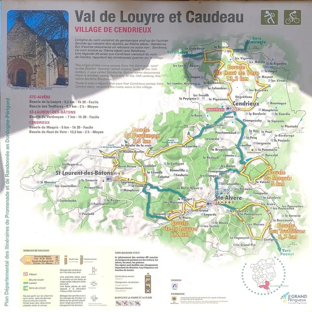 CENDRIEUX-Boucle du Maquis-Panneau d'appel