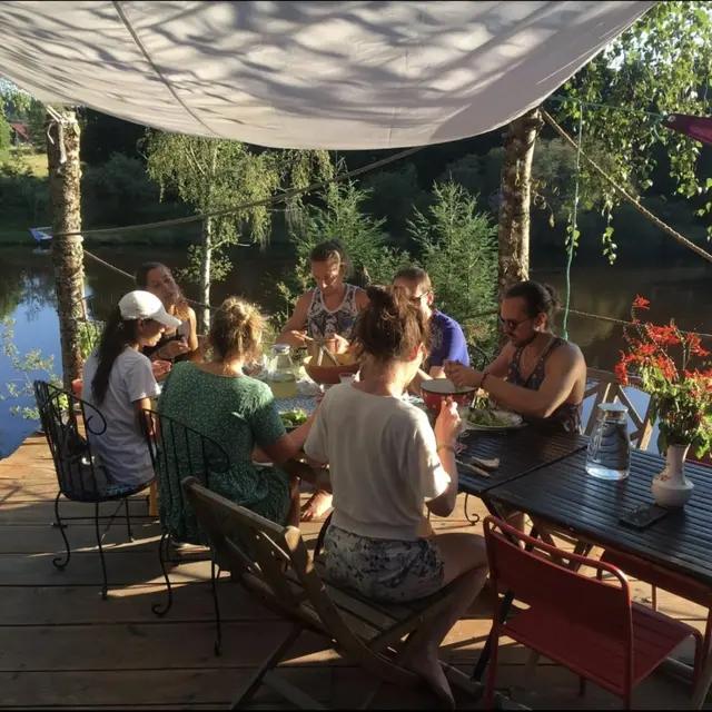 Repas-terrasse