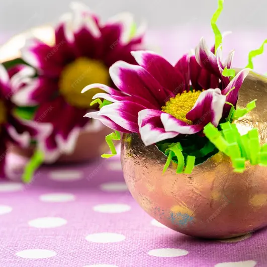 Atelier : Oeuf fleuri