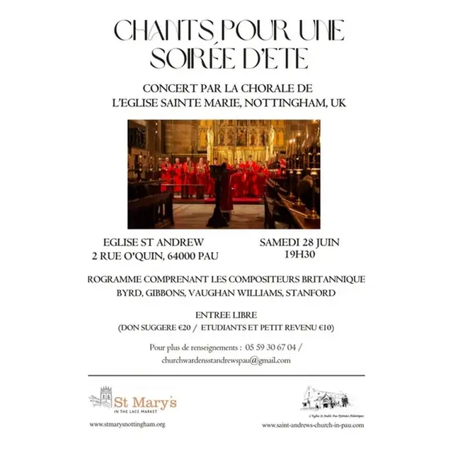 Chants pour une soirée d'été