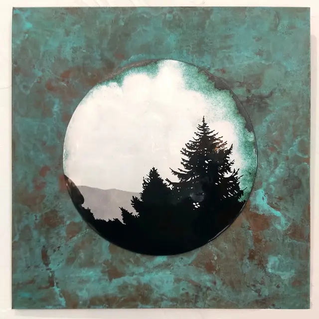 Christelle Derenne- émail sur cuivre -TheJourney#4 BD