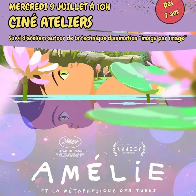 Ciné atelier 9 JUILLET