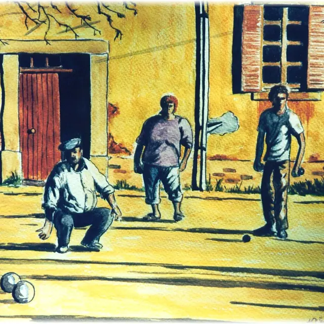 Concours de pétanque