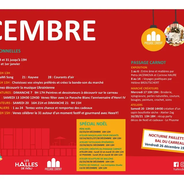Décembre aux Halles