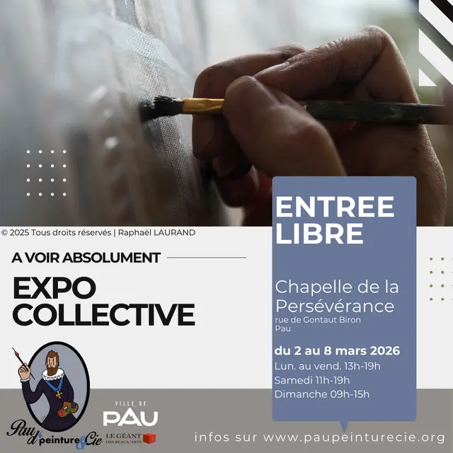 Exposition collective Pau dpeinture