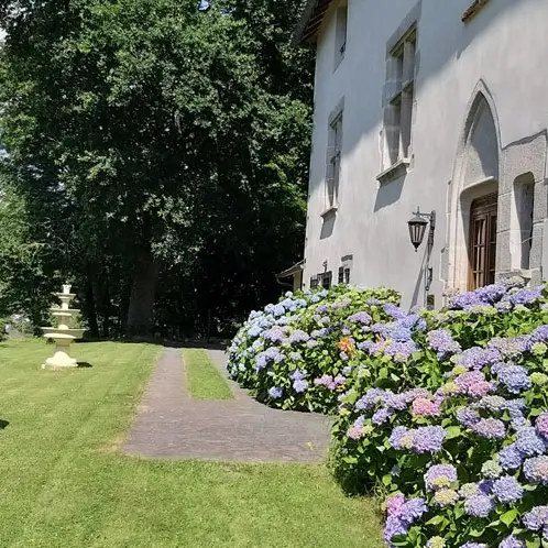 Facade fleurie