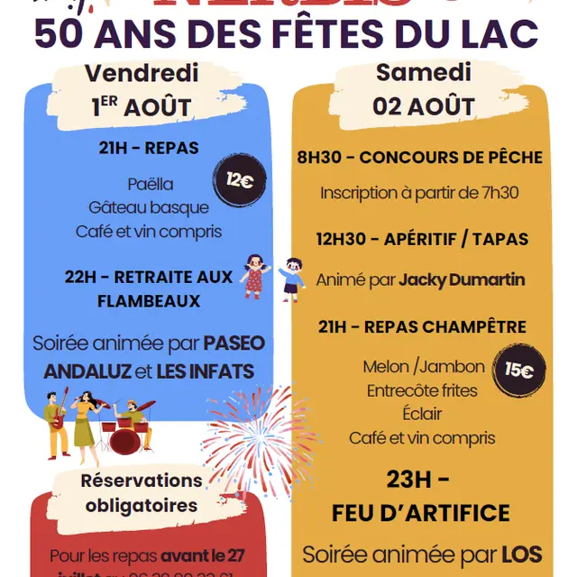 Fêtes du lac Nerbis 1+2 AOUT