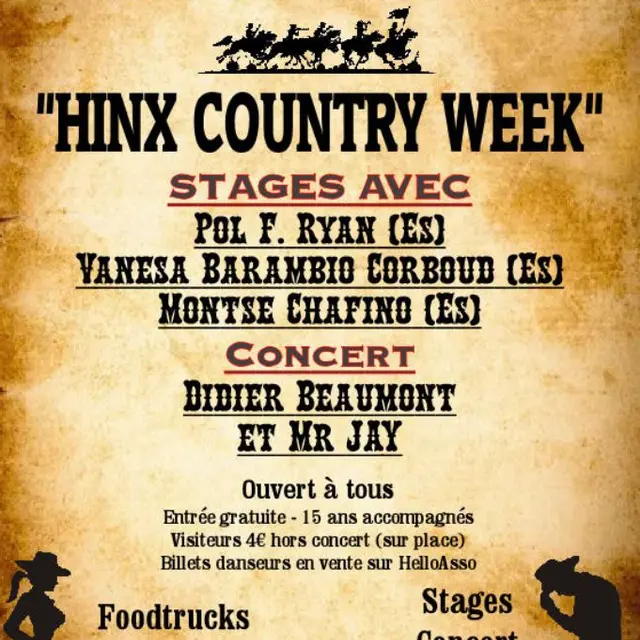 Hinx country 7+8 JUIN