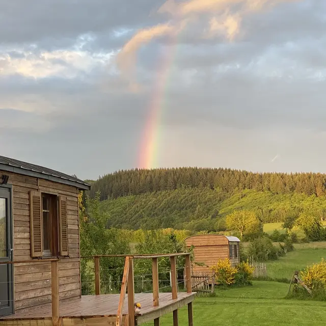 Les Terres de la Chouette : Roulotte du Verger