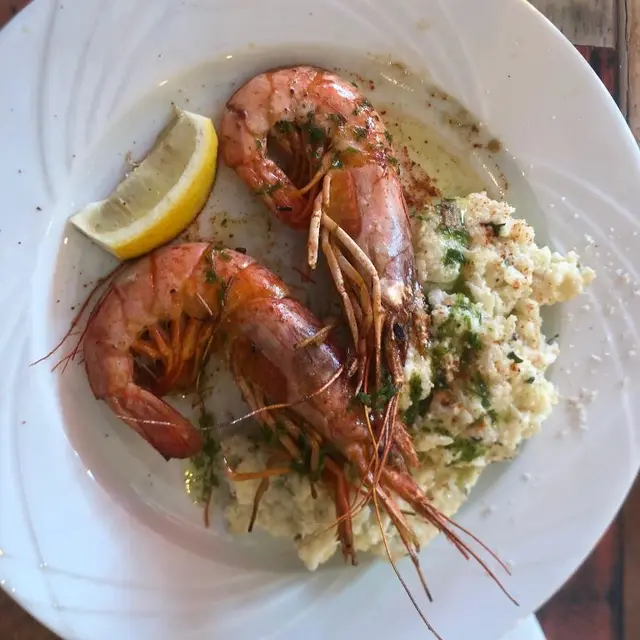 Le Central - plat risotto de gambas