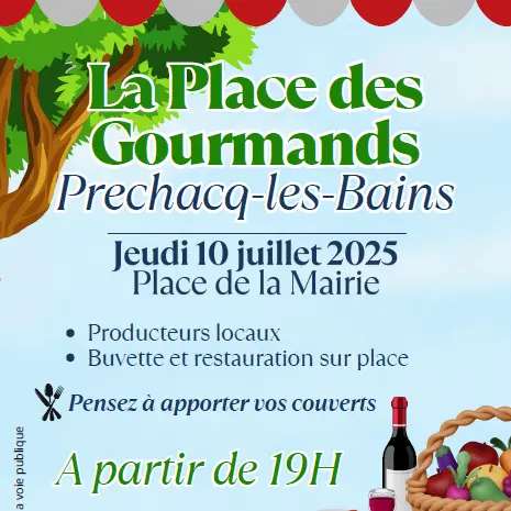 Marché de producteurs préchacq 10 JUILLET