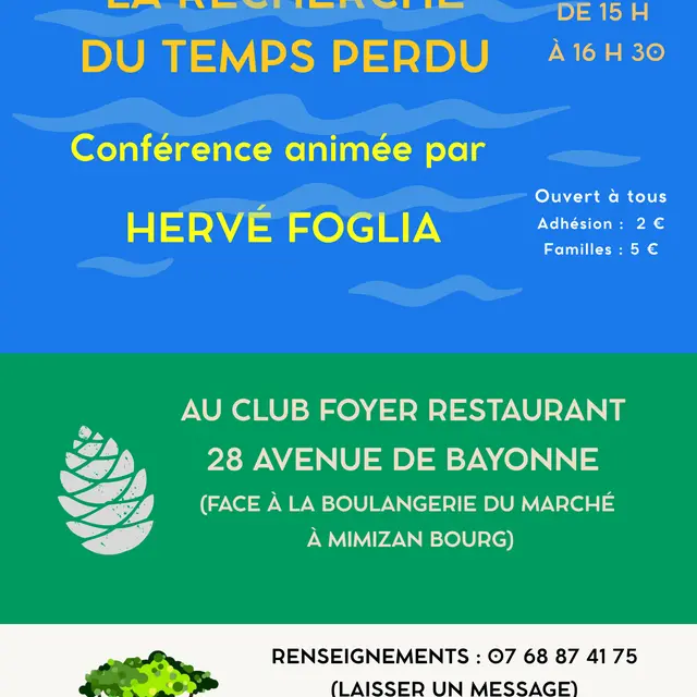 Flyer Annonce Evènement Atelier Cuisine Végétale Bio Restaurant Photos Moderne Rond Vert  - Mimizan conférence 21 février