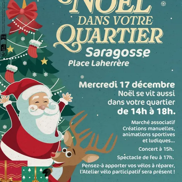 Noël dans votre quartier SARAGOSSE-Agenda