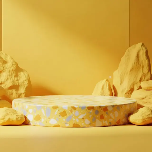 Terrazzo de porcelaine recyclée