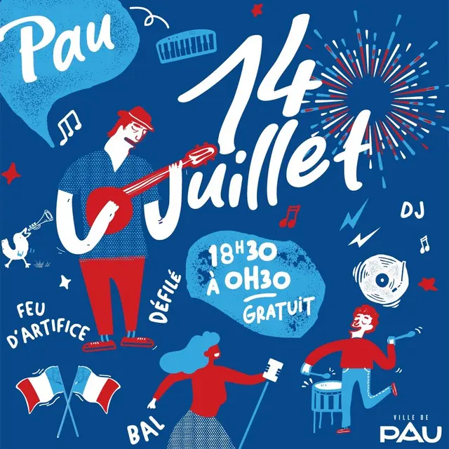 Pau 14 juillet