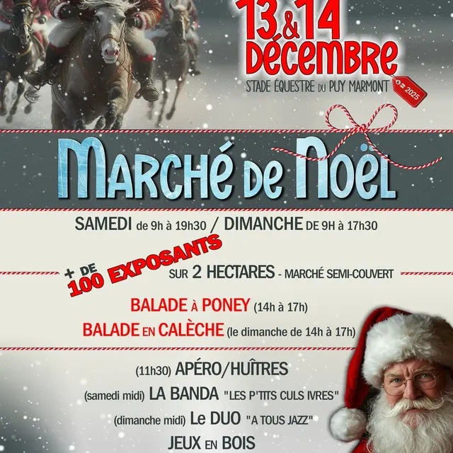 Pompadour - Marché de Noël - 13 et 14 12 2025