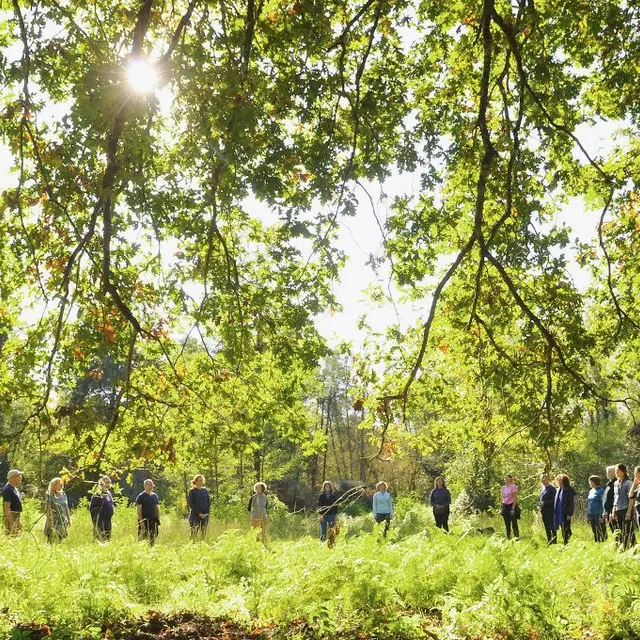 Photo groupe en pleine nature