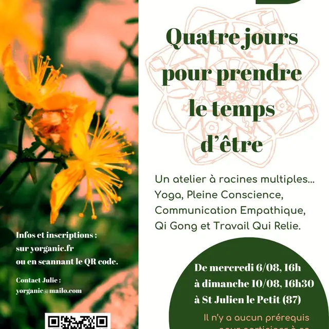 Quatre jours pour prendre le temps d’être - 1