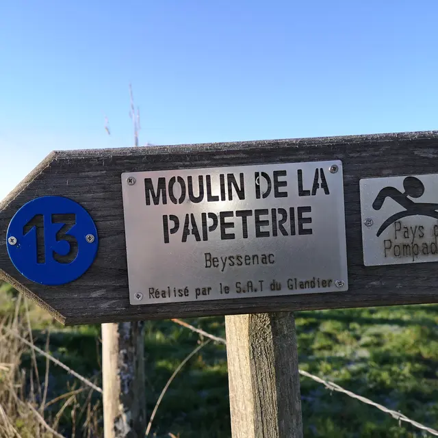 Signalétique - Moulin de la Papeterie - Beyssenac © L.Léonard OT TDC (2)