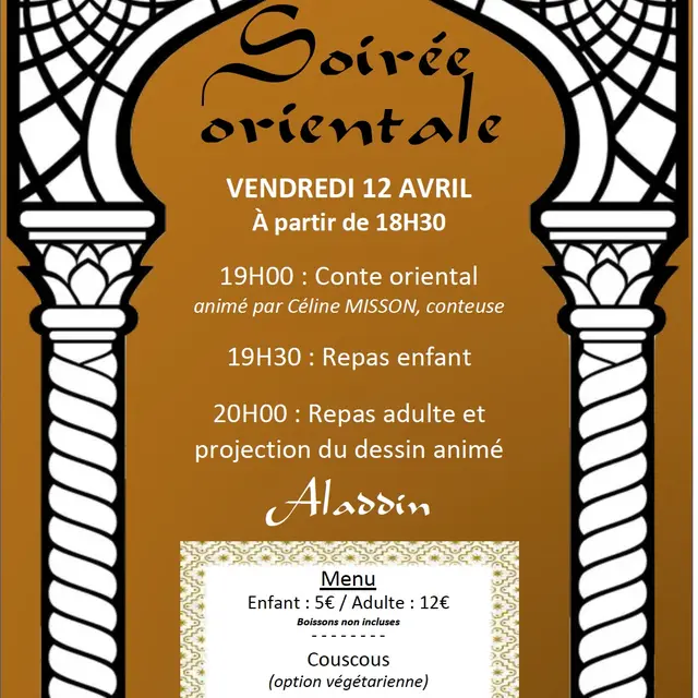 Soirée orientale FB