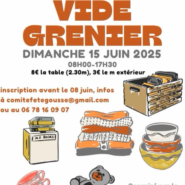 Vide grenier GOUSSE 15 JUIN