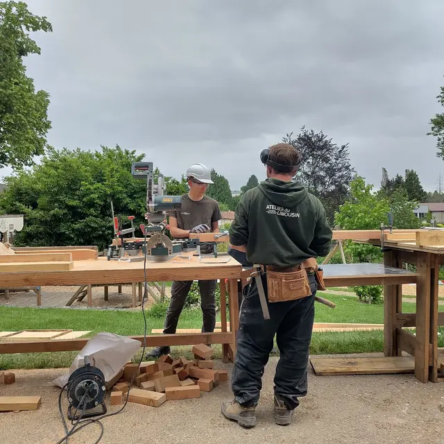 Chantier de la maison Bourbon