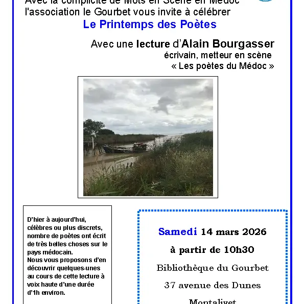 affiche RVLG le printemps des poetes