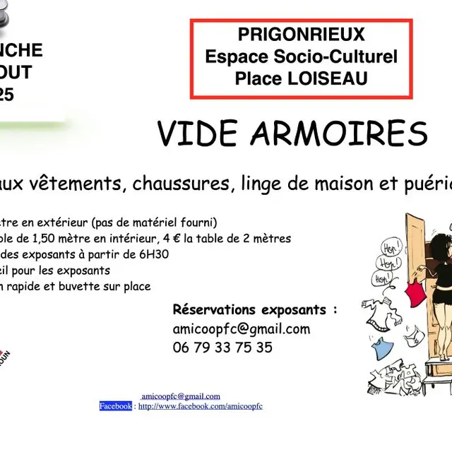affiche VIDE ARMOIRE 24 AOUT 2025 paysage