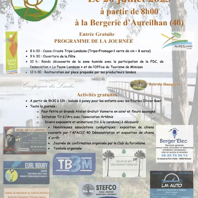 affiche fete de chasse et de la nature 2025