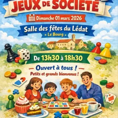 Après-midi jeux de société - Lédat