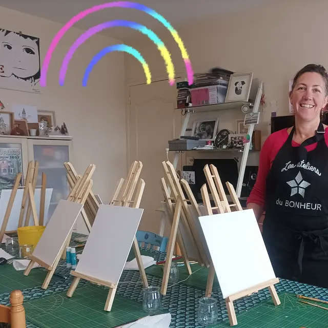 Stage artistique aux ateliers du Bonheur, le plein de créativité !