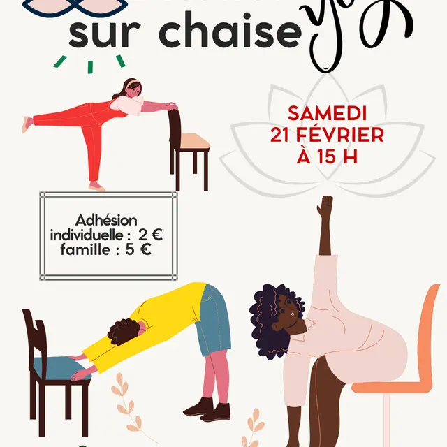 Flyer Annonce Evènement Atelier Cuisine Végétale Bio Restaurant Photos Moderne Rond Vert  - atelier yoga chaise 2026 02 21