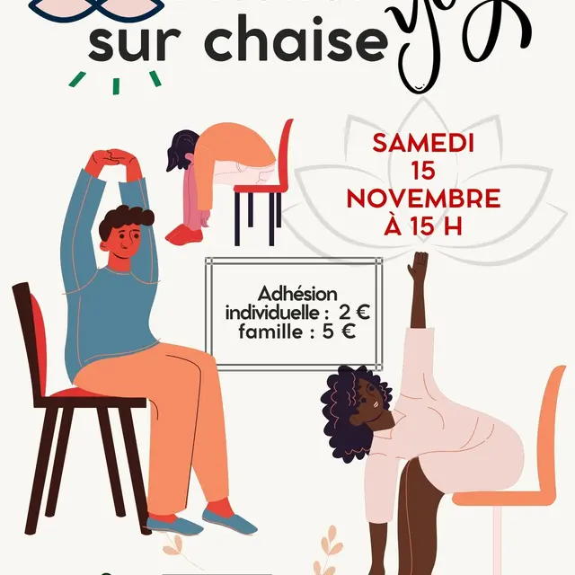 Flyer Annonce Evènement Atelier Cuisine Végétale Bio Restaurant Photos Moderne Rond Vert  - atelier yoga chaise2025 11 15