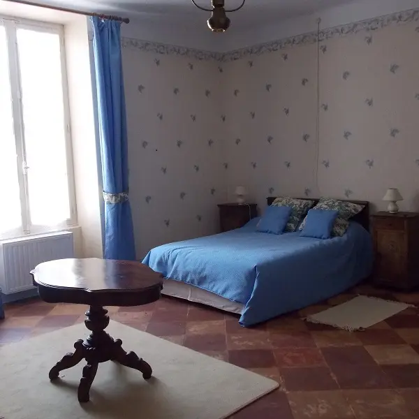 chambre bleue