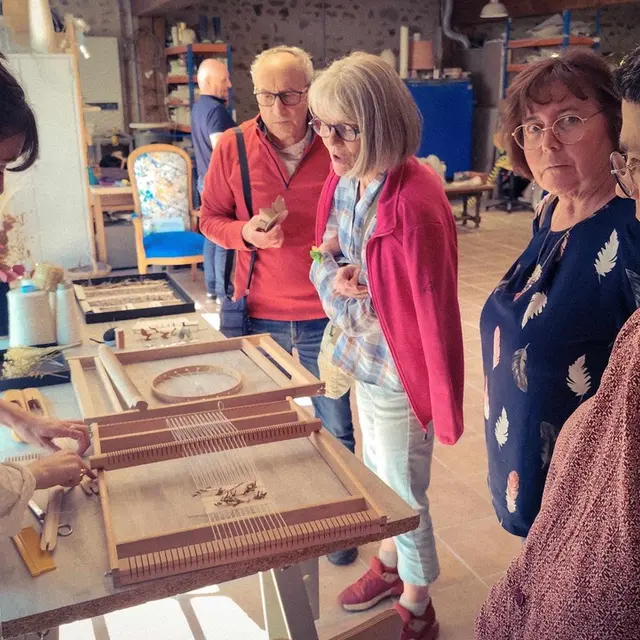 démonstration tissage