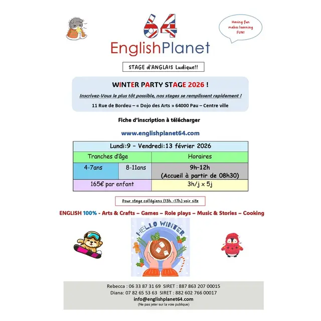 english planet winter party