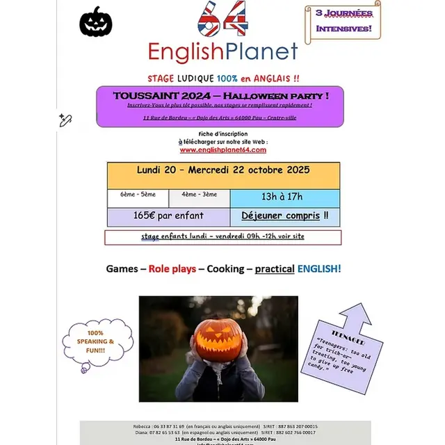 english planet collégien