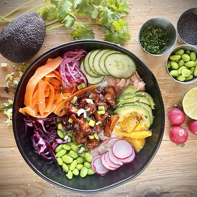 restaurant La Factory - Lescar -  poke bowl poulet
