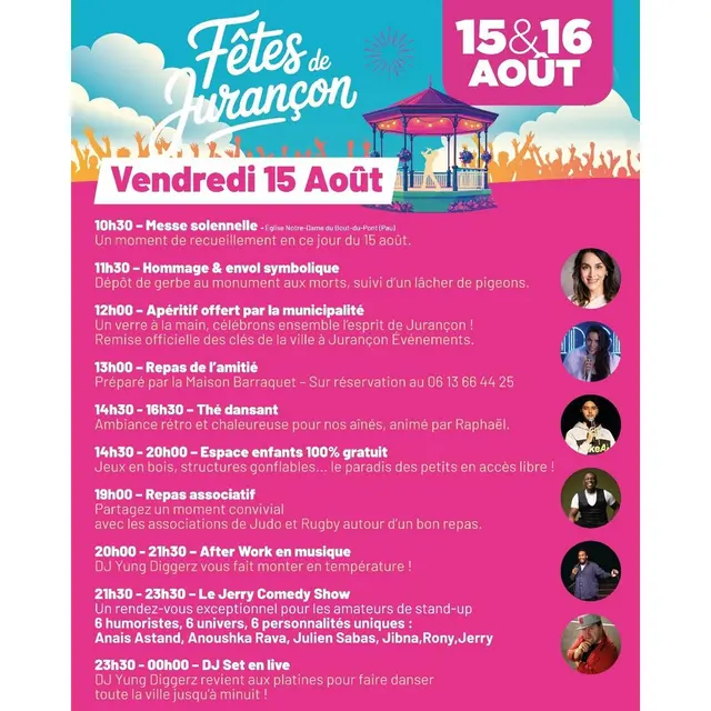 fetes patronales de jurancon 15 aout