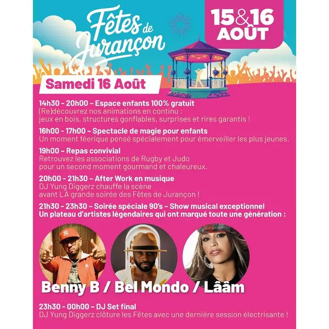 fetes patronales de jurancon 16 aout