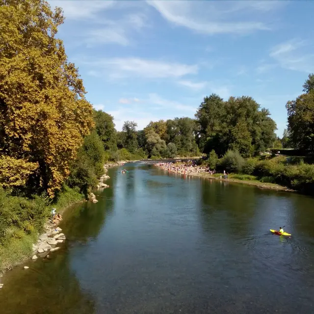 entre gave et golf - Jurançon - le gave